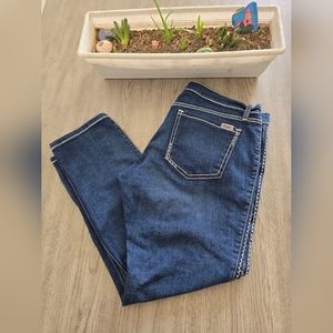 Cruel Rhyon Jeans Womens Size 31/11S Thick Stitch Mid Rise Boyfriend Straight